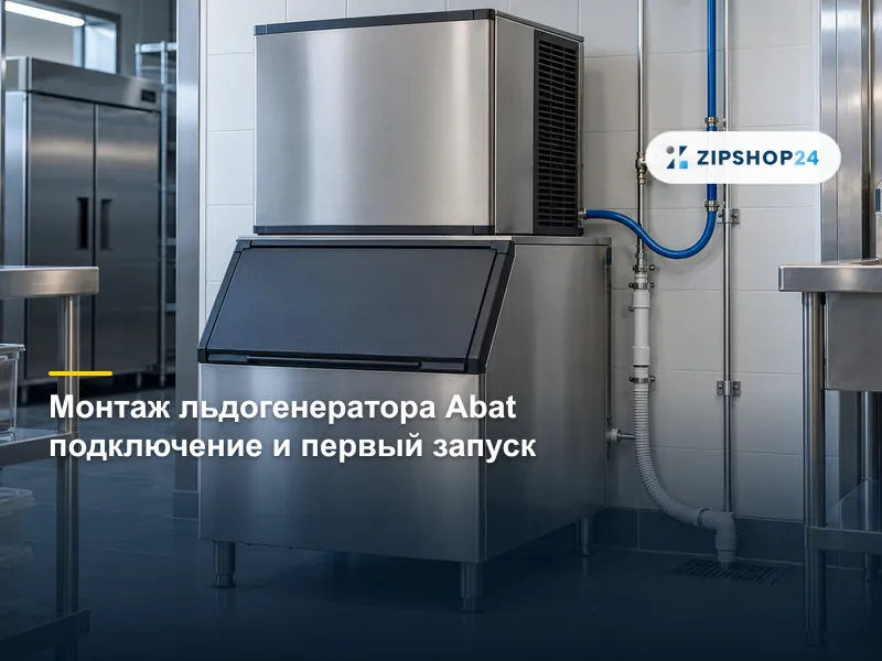 Монтаж и подключение льдогенератора Abat: что проверить перед запуском