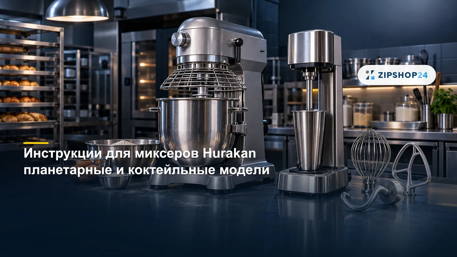 Инструкции для миксеров Hurakan: планетарные и коктейльные модели