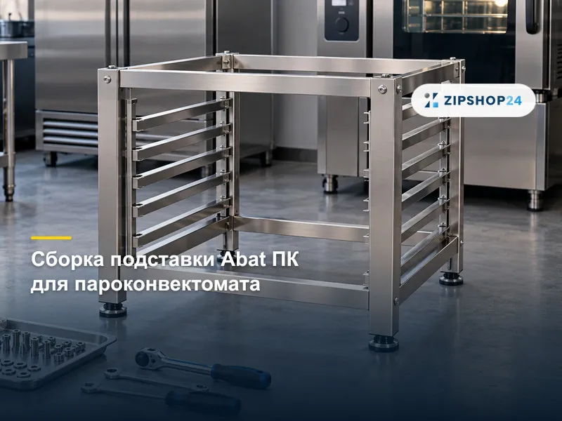 Сборка подставки Abat ПК для пароконвектомата: инструкция с фото