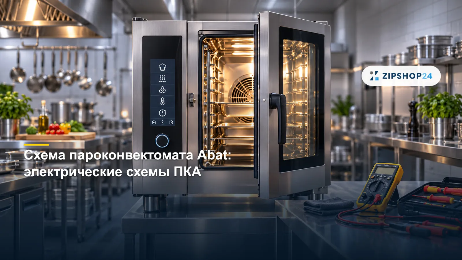 Схема пароконвектомата Abat: электрические схемы ПКА