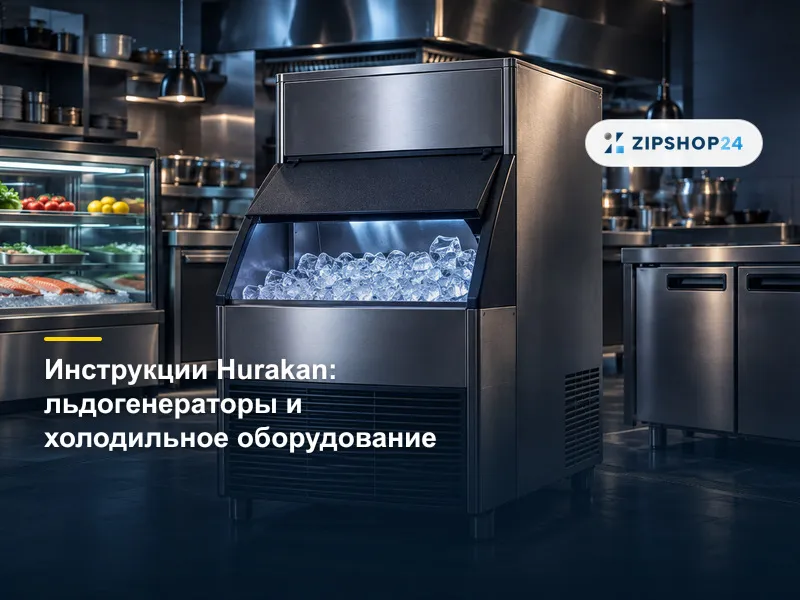 Инструкции Hurakan для холодильного оборудования и льдогенераторов