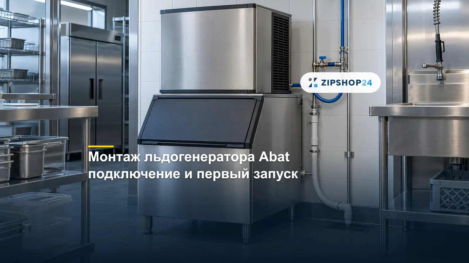 Монтаж и подключение льдогенератора Abat: что проверить перед запуском