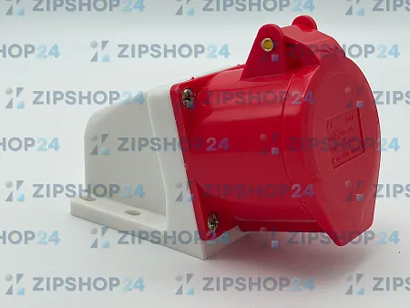 Розетка 125 стационарная 3Р+РЕ+N 32А 380В IP44