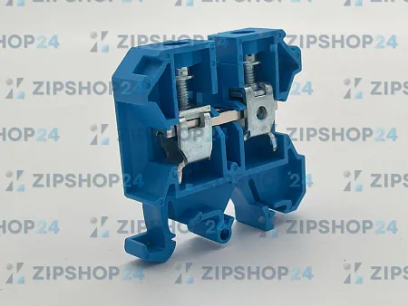 Клеммный зажим ЗНИ - 16мм синий