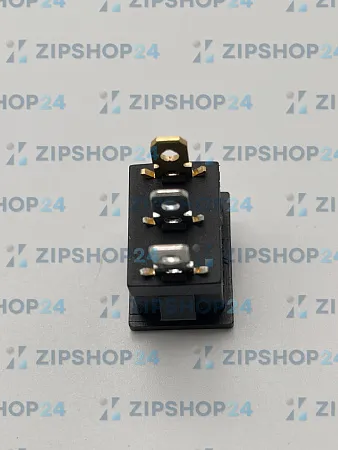 Выключатель клавишный 250V 6А (3с) ON-OFF красный с подсветкой Mini