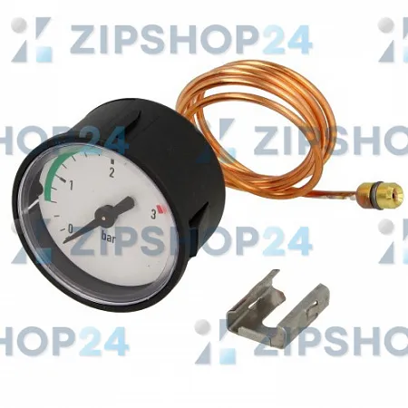 Манометр 0– 4bar ǿ 43-  VAILLANT TURBO MAX / ATMO MAX PRO/PLUS - 101271