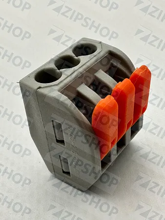 Клеммный зажим (3 провода) 222-413 0,08-4,0 мм2 упаковка 10 шт