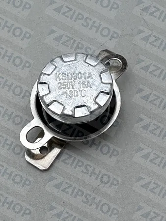 Термостат KSD-301 250V 16A  130°C 1NC 390447