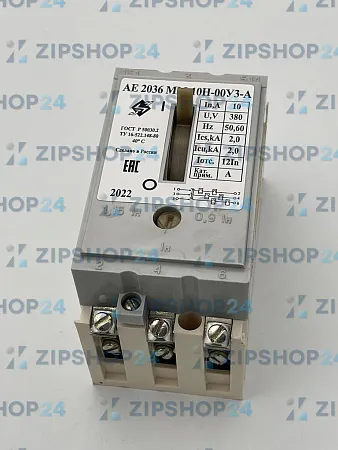 Автоматический выключатель AE 2036ММ-10Н-00У3-А-10А-12In