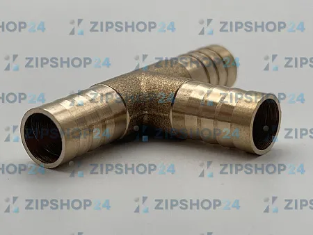 Тройник  D 10мм латунь