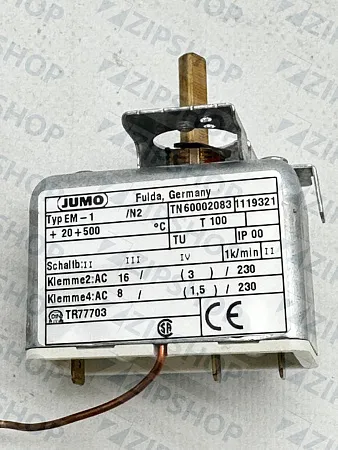 Терморегулятор JUMO для PIZZA  20-500°C   375100