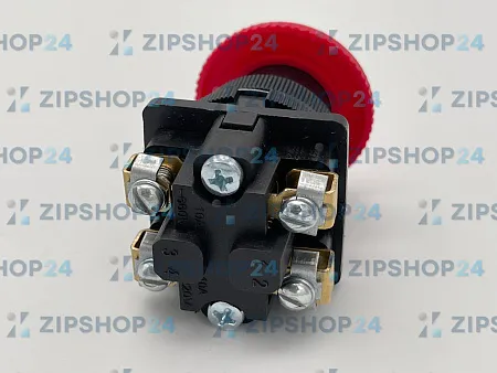 Кнопка стоп Грибок без фиксации КЕ 021/2 красная 1з+1р монтажный диаметр 30мм