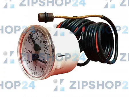 Термоманометр (0-4bar, 0-120*c)   VAILLANT TURBO MAX, ATMO MAX PRO/PLUS - 101270