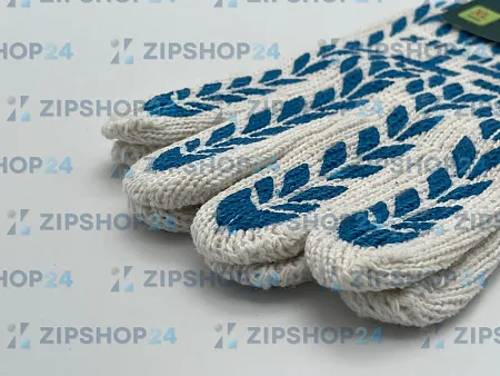 Перчатки х/б с ПВХ-покрытием "Протектор" 7 класс СИБРТЕХ 67704