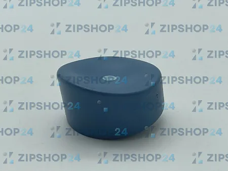 Выключатель нажимной кнопочный серо-голуб. точка