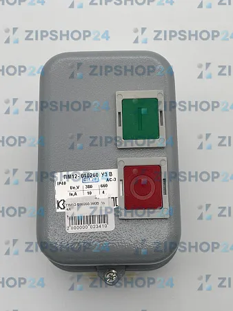 Пускатель электромагнитный ПМ12-010260 У3 В, 380В, (1з), 4 А												