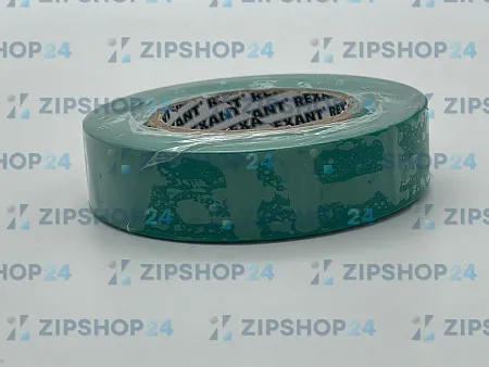 Изолента 19мм х 25м зелёная REXANT