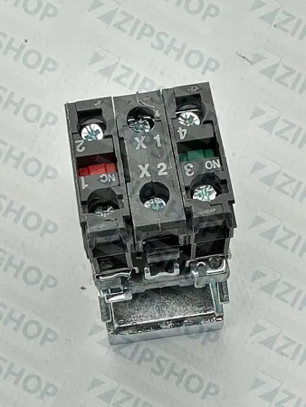 Кнопка пуск-стоп с подсветкой ВК21-BW8365 монтажный диаметр 22 мм