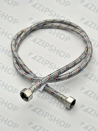 Подводка для воды 1/2" В-В 9мм L1,5м сталь