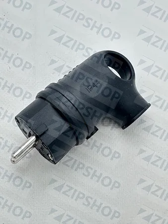 Вилка каучук. угловая 2Р+РЕ 16А 220В IP44