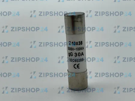 Предохранитель керамический АUB, 30 А, 500 В, 10х38 мм