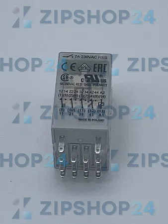 Реле R4N-2014-23-5024-WTL 7А, 4СО, 24В 50Гц, мех.инд., тест- кнопка, светодиод