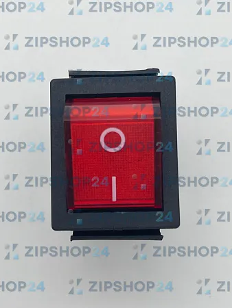 Переключатель с подсветкой красный ON-OFF (15A 250V) 4 контакта IRS-201-1A3